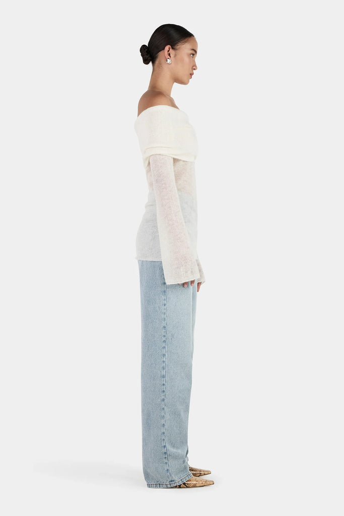 Tozzi Knit Top (Ivory)