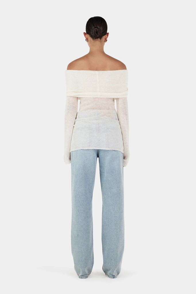 Tozzi Knit Top (Ivory)