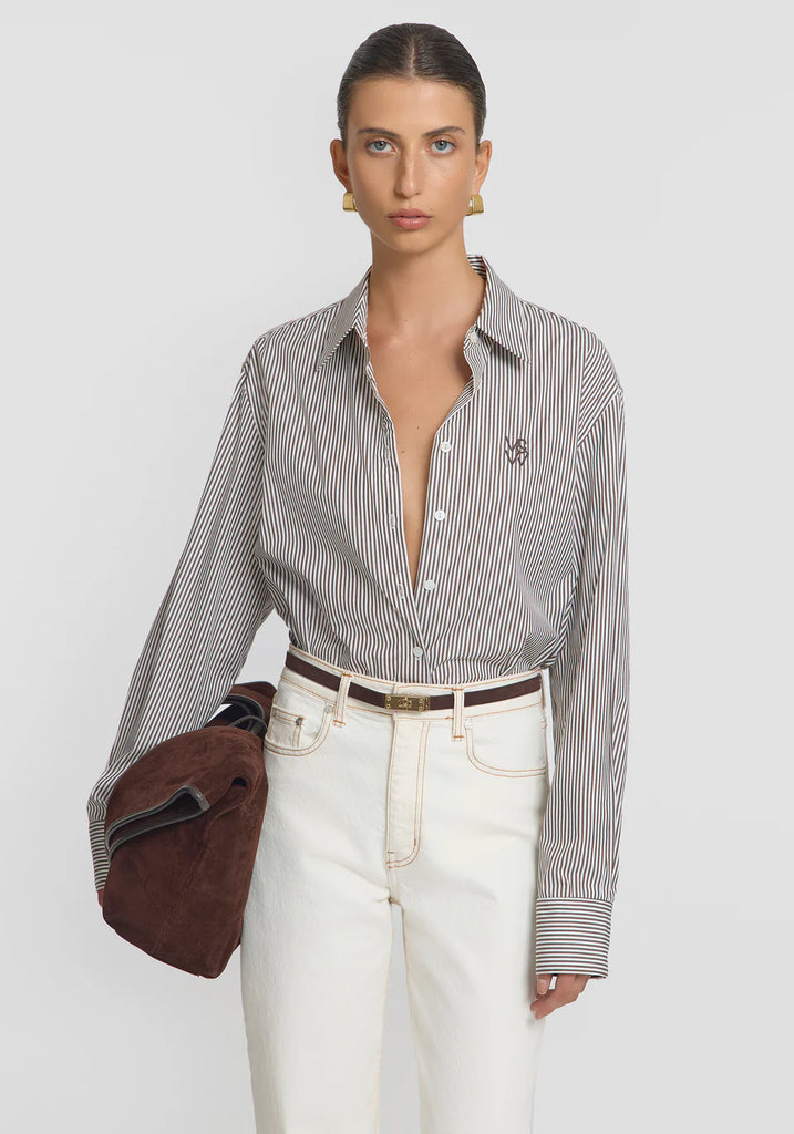Trinity Shirt (Cocoa Stripe)