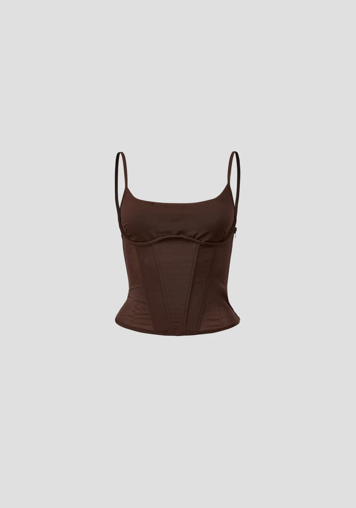 Evocative Bustier (Chestnut)