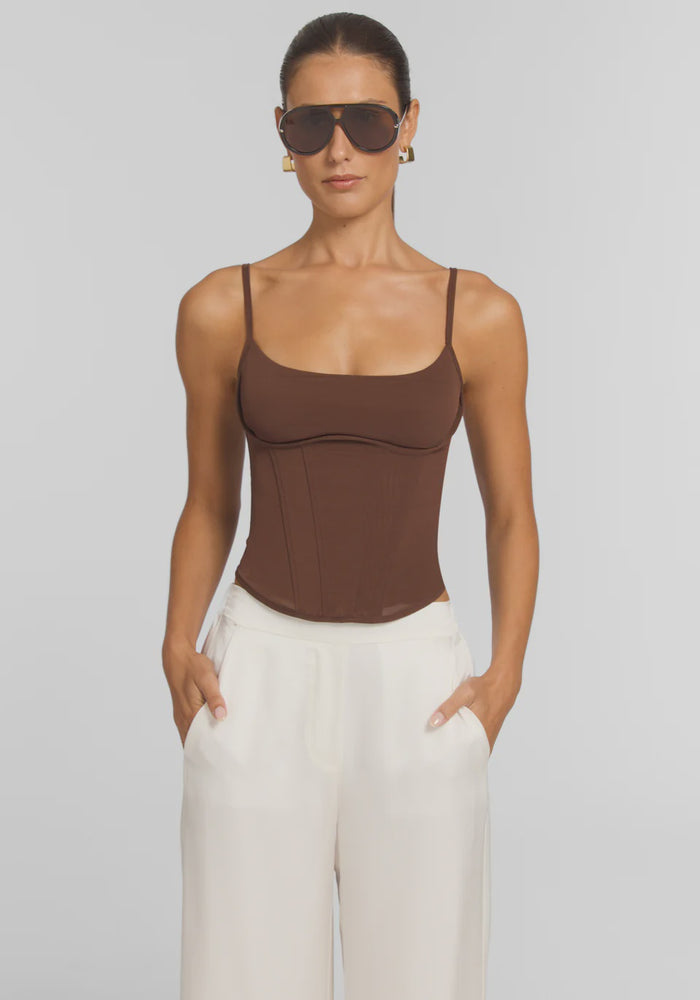 Evocative Bustier (Chestnut)