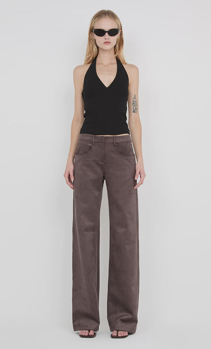 Bec & Bridge Ione Halter Top (Black)
