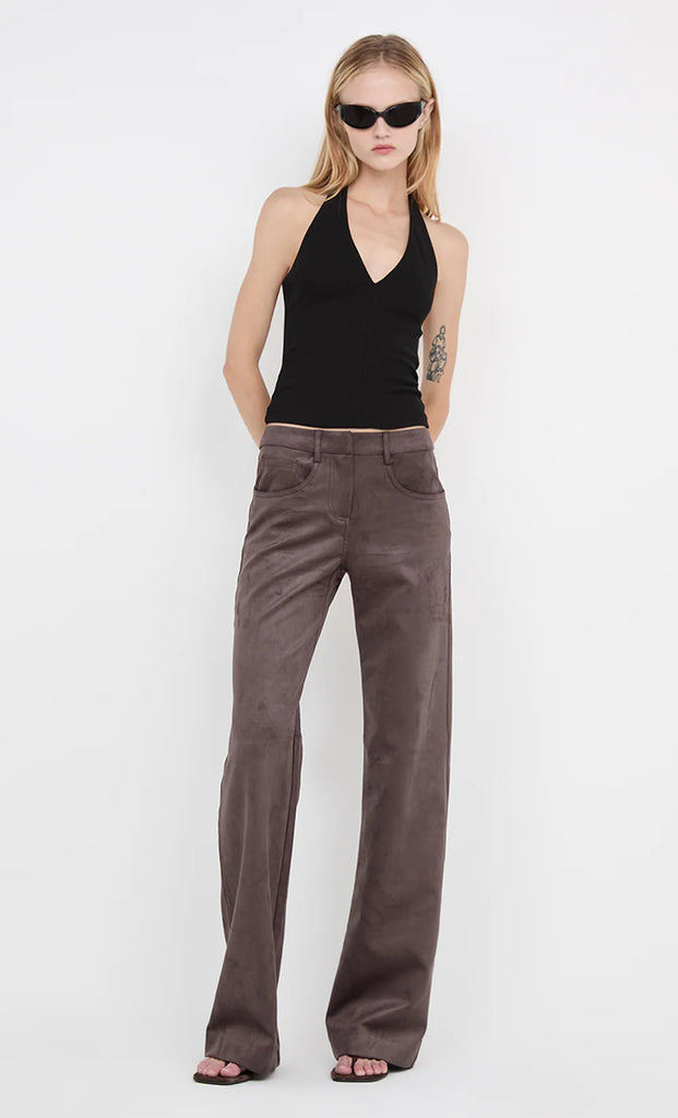 Bec & Bridge Ione Halter Top (Black)