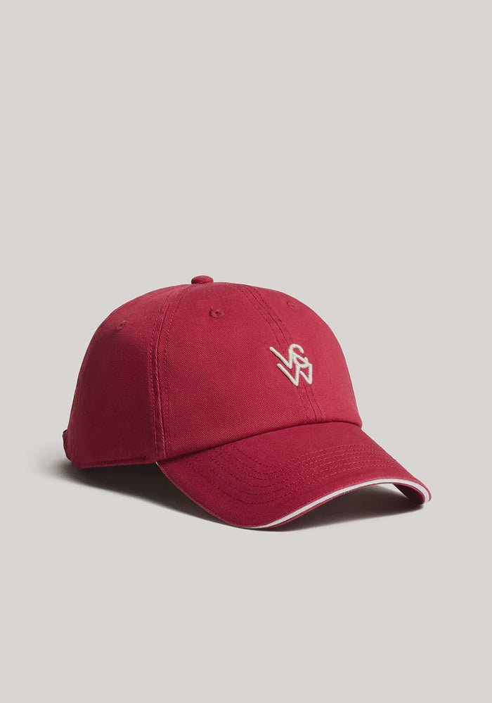 V&W Tipped Cap (Scarlet)