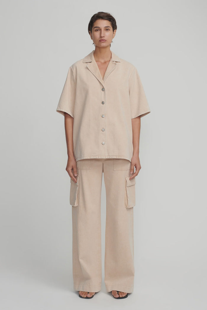 Hansen & Gretel Xander Denim Shirt (Sand)