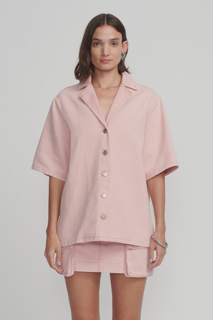 Hansen & Gretel Xander Denim Shirt (Blush)