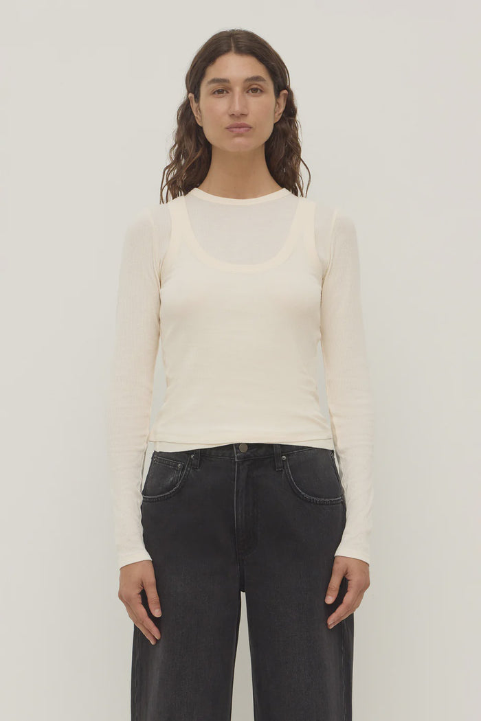 Zali Long Sleeve Tee (Cream)