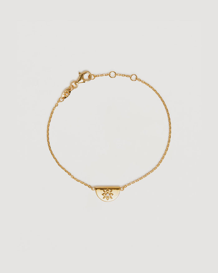Lotus Bracelet (18k Gold Vermeil)