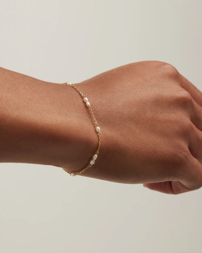 Serene Dreams Pearl Bracelet (18k Gold Vermeil)