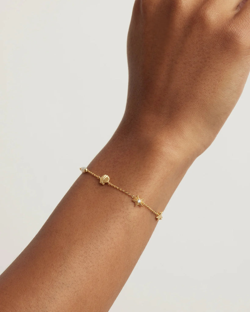 Ocean Dreaming Bracelet (18k Gold Vermeil)