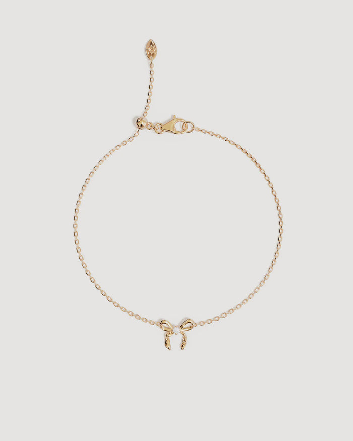 Forever More Bow Bracelet (18k Gold Vermeil)