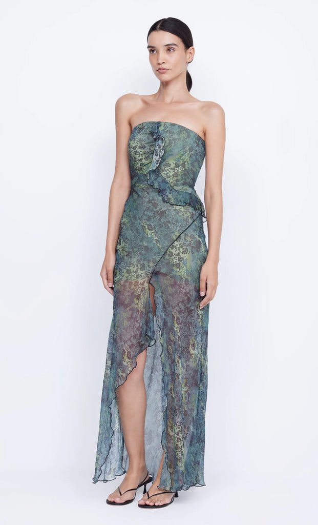 Bec & Bridge Opal Strapless Maxi Dress