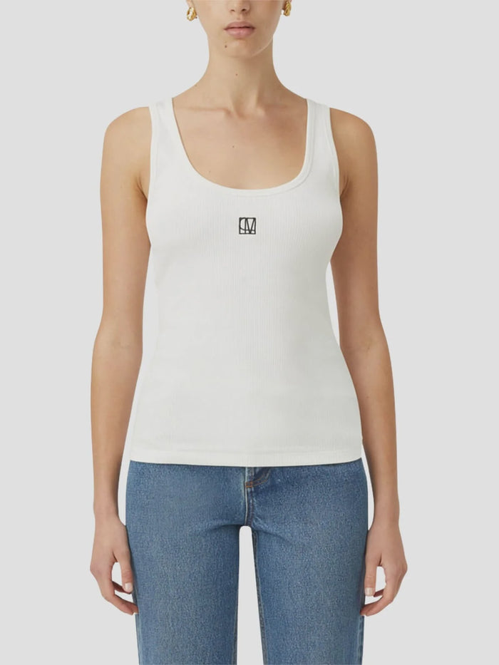 Camilla & Marc Nora Scoop Neck Tank (Soft White)