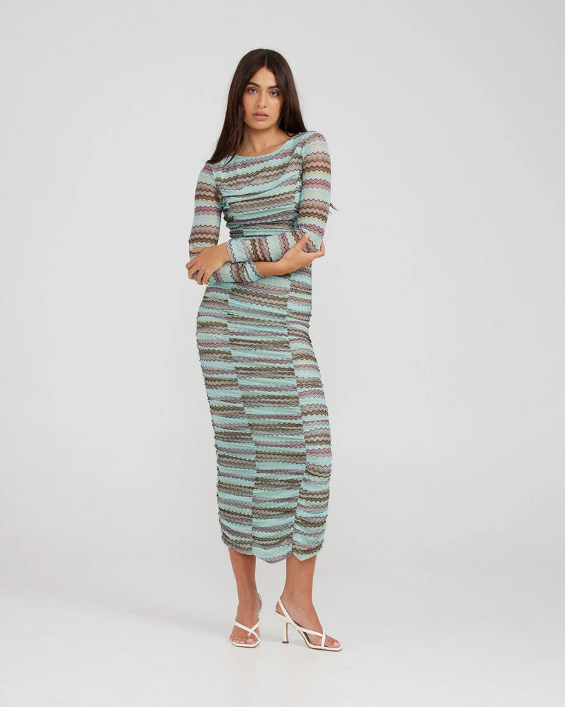 Charlie Holiday Valentina Ruched Dress