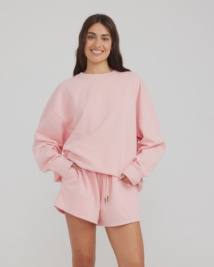 Charlie Holiday Everyday Jogger Short (Pink)