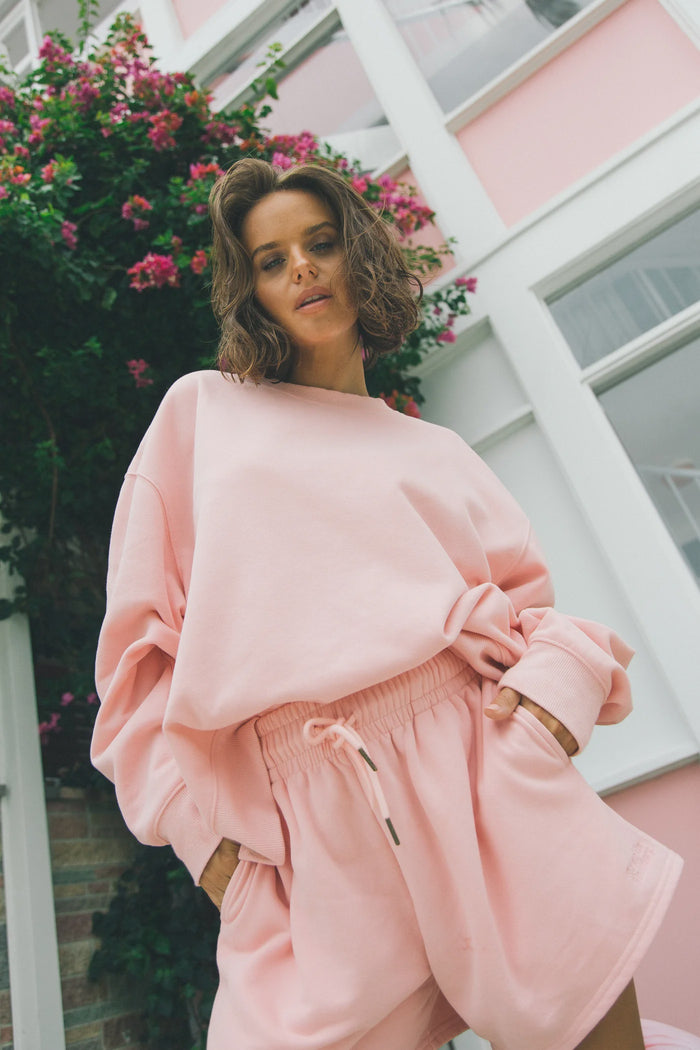 Charlie Holiday Everyday Sweatshirt (Pink)