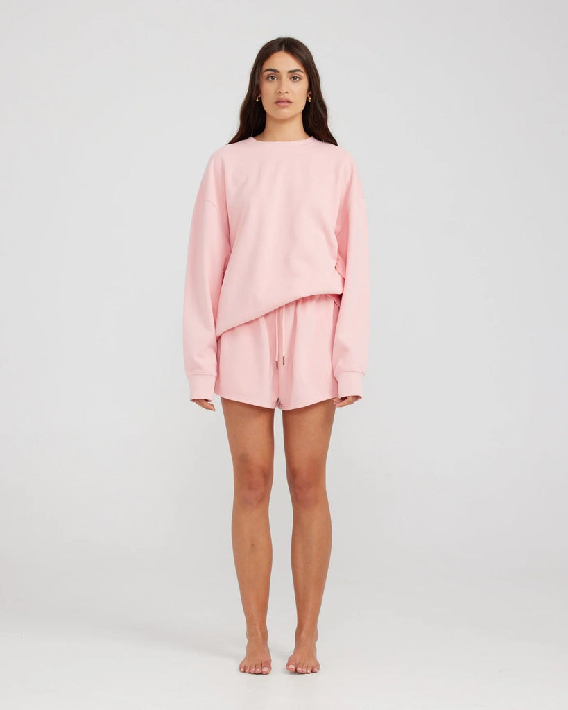 Charlie Holiday Everyday Jogger Short (Pink)