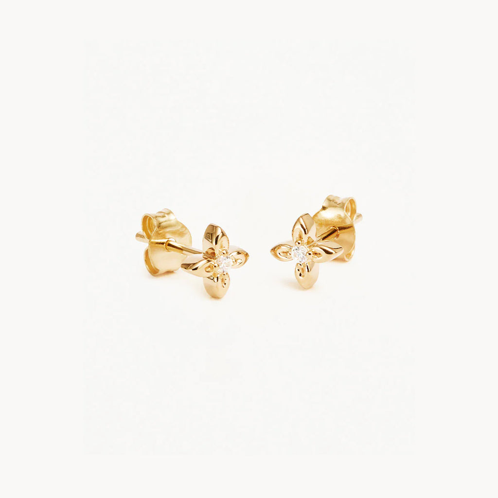 Lotus Stud Earring (Gold)