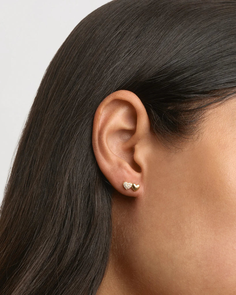 Always By Your Side Studs (18k Gold Vermeil)