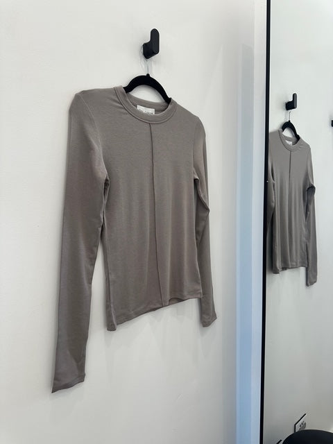 Elise L/S Top (Almond Marle)