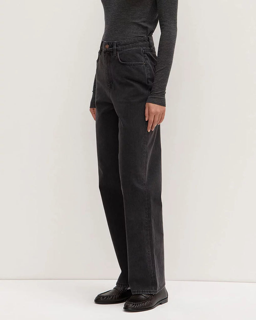 Vintage Straight Jean (Washed Black)