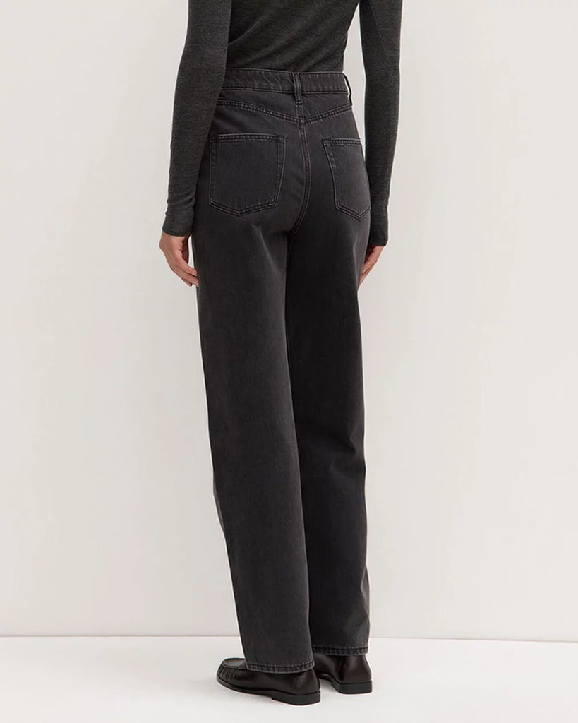 Vintage Straight Jean (Washed Black)