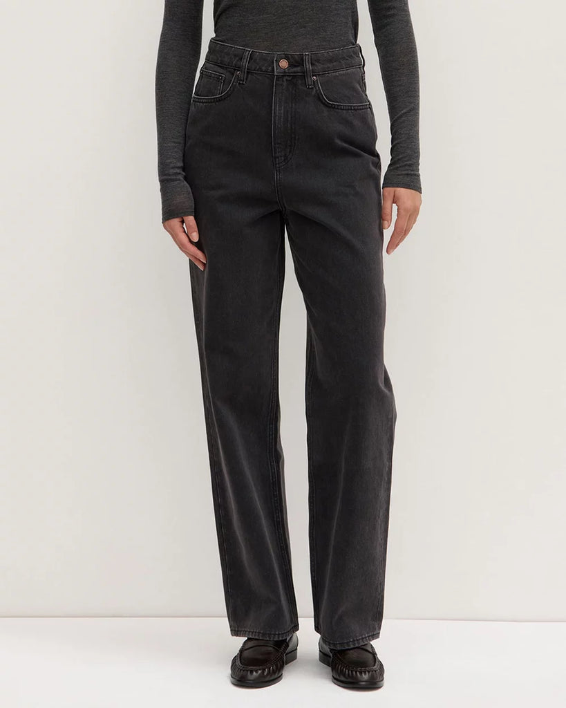 Vintage Straight Jean (Washed Black)