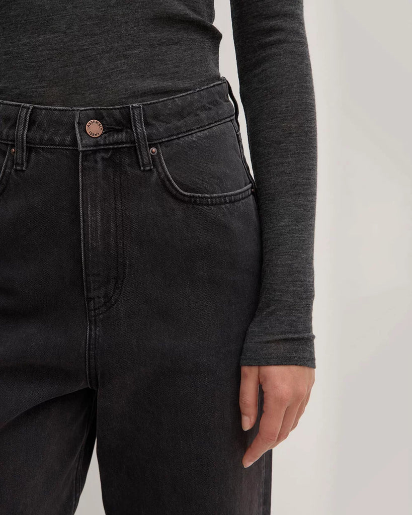 Vintage Straight Jean (Washed Black)