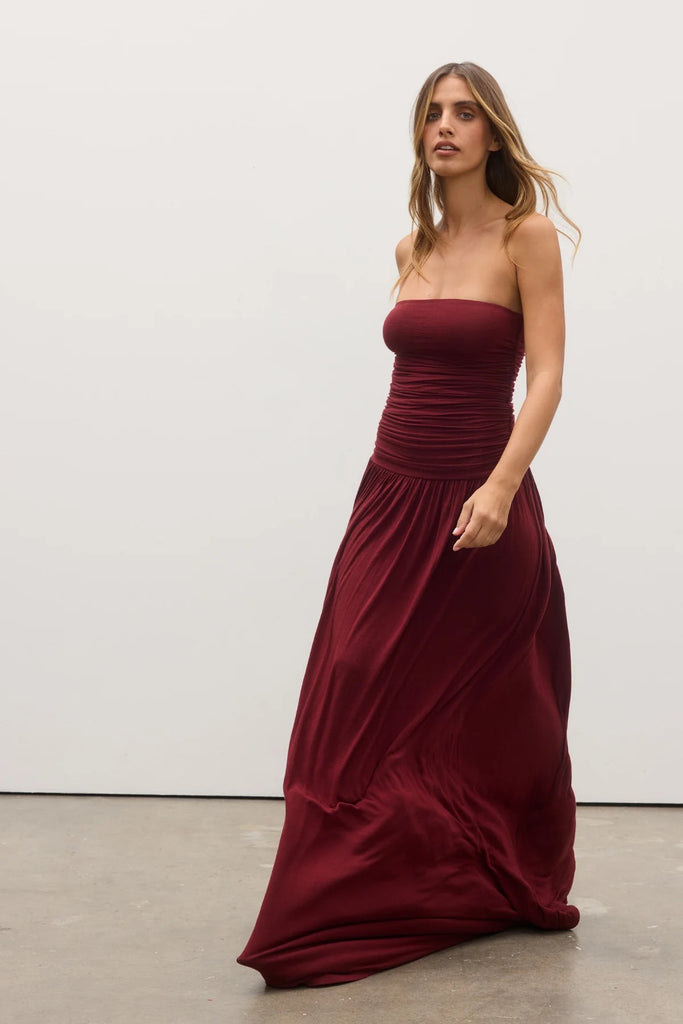 Leah Dress (Wine)