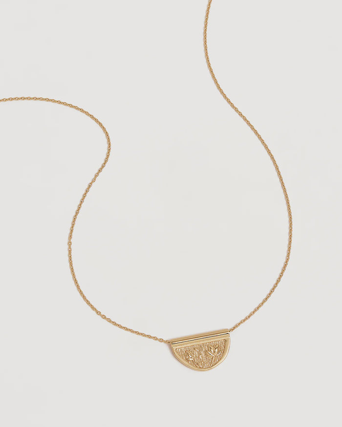 Blooming Together Lotus Necklace (18k Gold Vermeil)