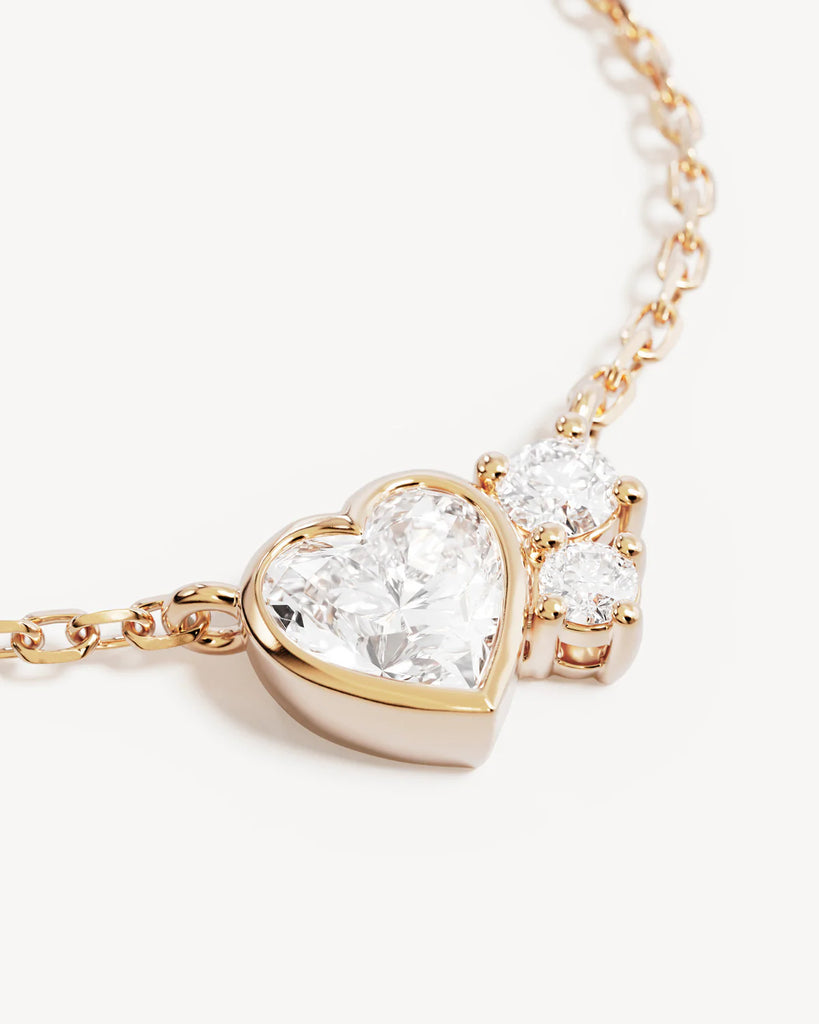 Dream Lover Heart Necklace (18k Gold Vermeil)