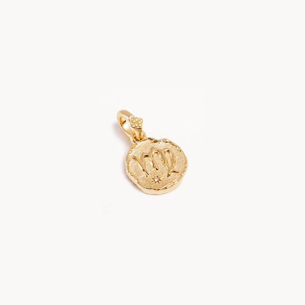 By Charlotte Cosmic Love Zodiac Pendants (Gold)