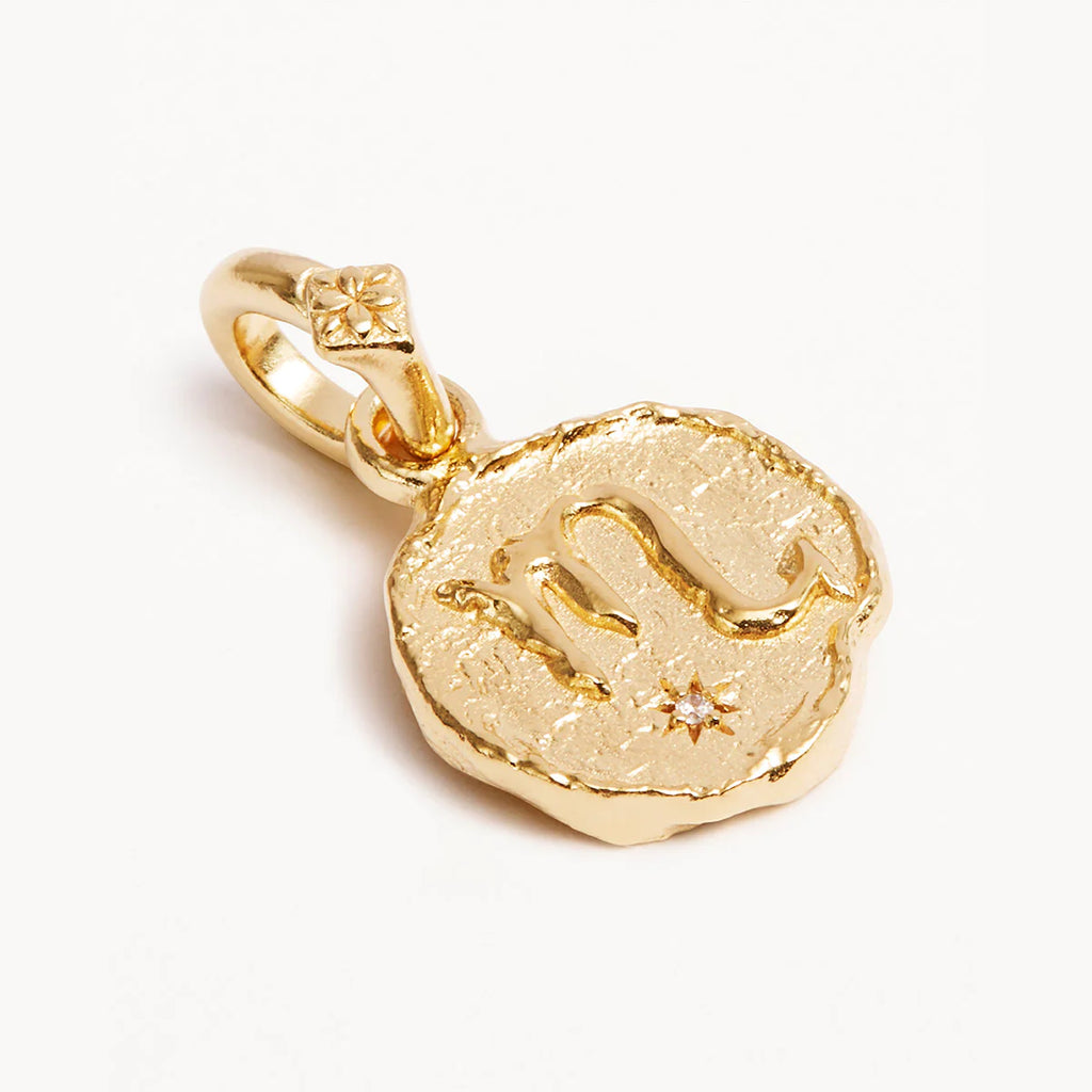 By Charlotte Cosmic Love Zodiac Pendants (Gold)