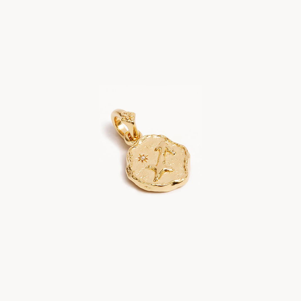 By Charlotte Cosmic Love Zodiac Pendants (Gold)