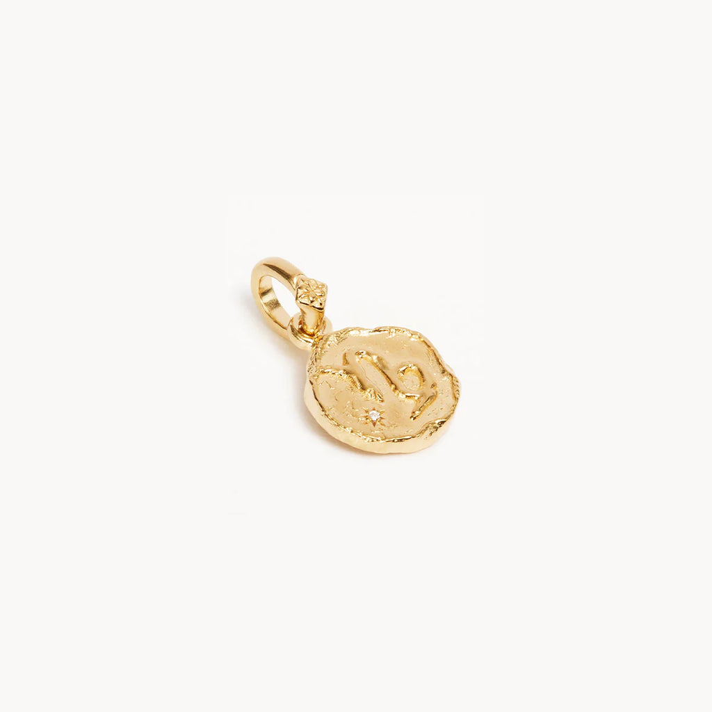 By Charlotte Cosmic Love Zodiac Pendants (Gold)