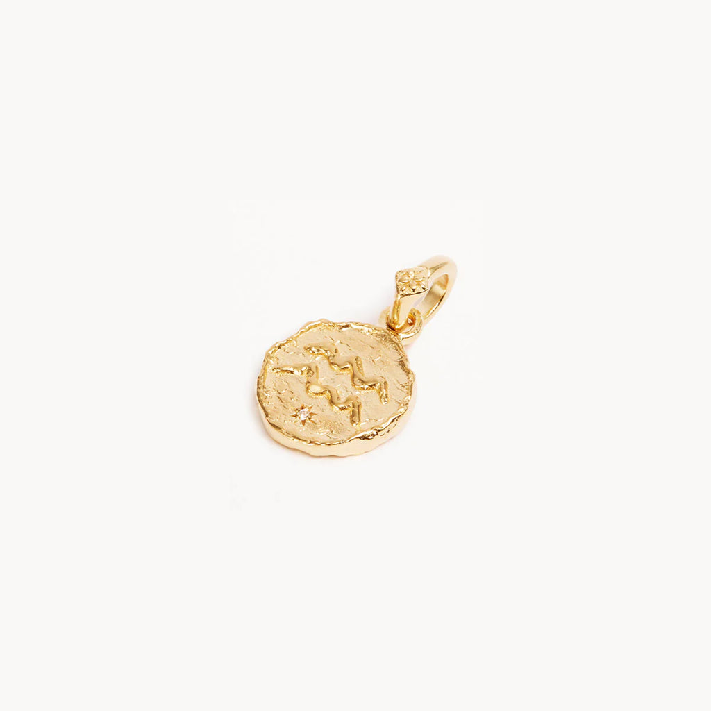 By Charlotte Cosmic Love Zodiac Pendants (Gold)