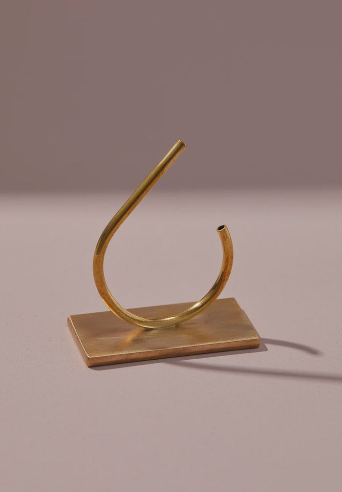 AYU BRASS INCENSE HOLDER