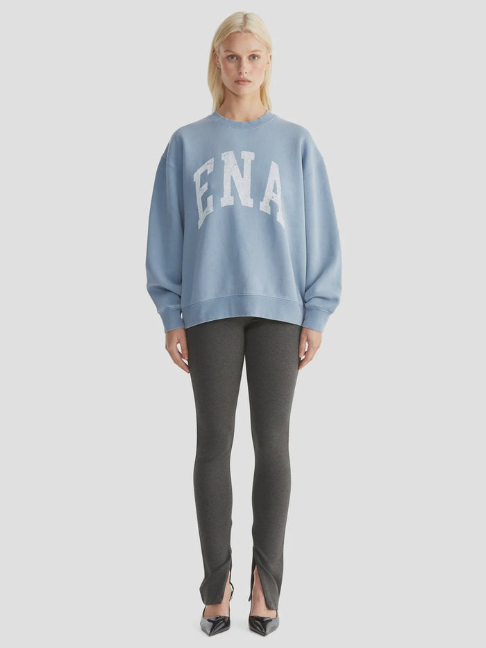Ena Pelly Lilly Oversized Sweater College (Sky Washed)