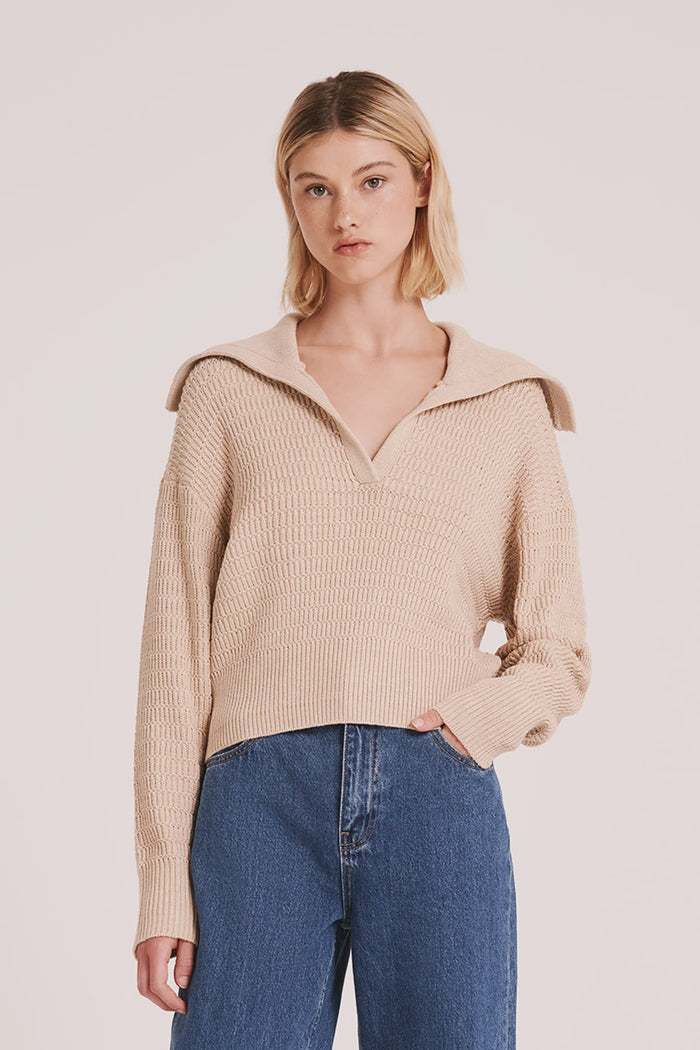 Nude Lucy Rugby Knit (Latte)